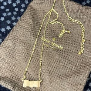 Kate Spade Pink Bow Necklace 🎀